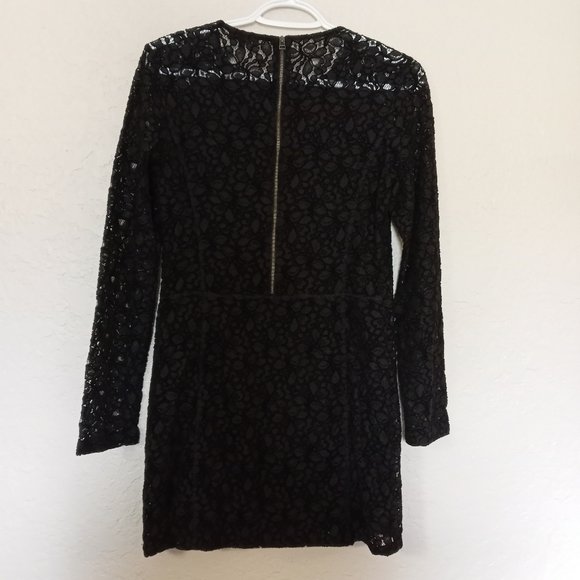 TALULA Black Lace Mini Dress - Picture 4 of 8